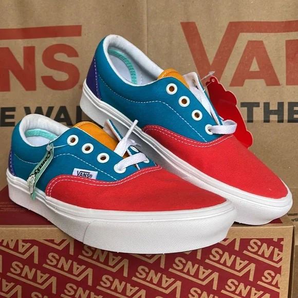 Vans Comfycush Era Multi Block Multi/True White WMNS - Picture 5 of 16